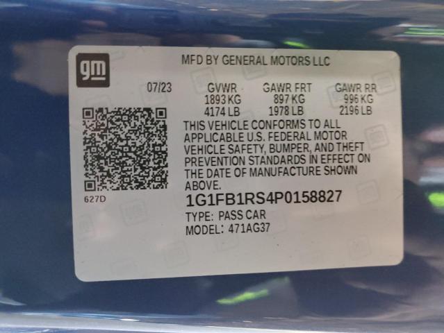 2023 CHEVROLET CAMARO LS 1G1FB1RS4P0158827