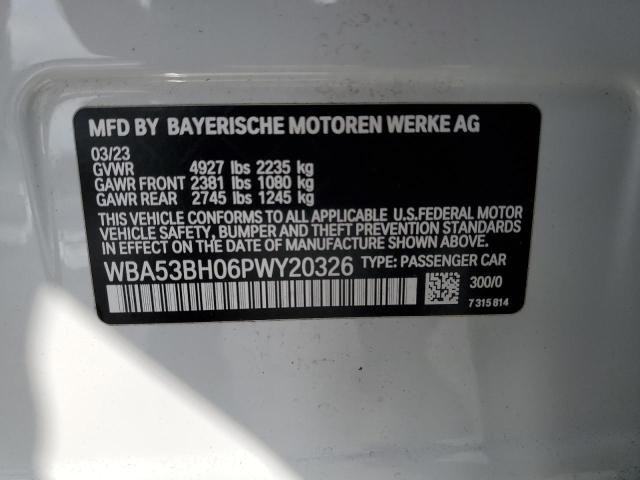 2023 BMW 530 I WBA53BH06PWY20326