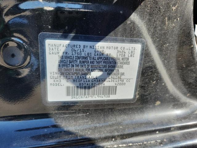 2015 NISSAN VERSA S - 3N1CN7AP9FL946938