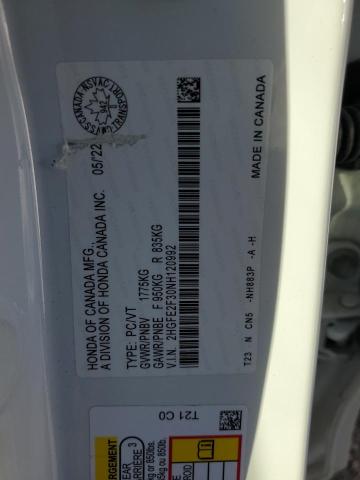 2022 HONDA CIVIC EX - 2HGFE2F30NH120992