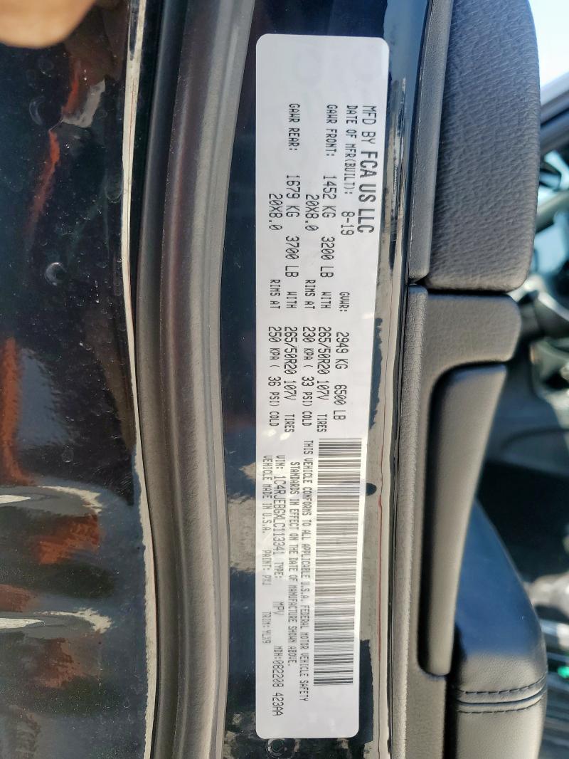 1C4RJEBGXLC113341 2020 JEEP GRAND CHER