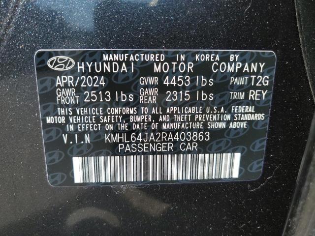 2024 HYUNDAI SONATA SEL KMHL64JA2RA403863