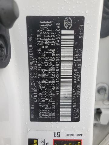 2023 TOYOTA CAMRY LE 4T1C11AK5PU783069