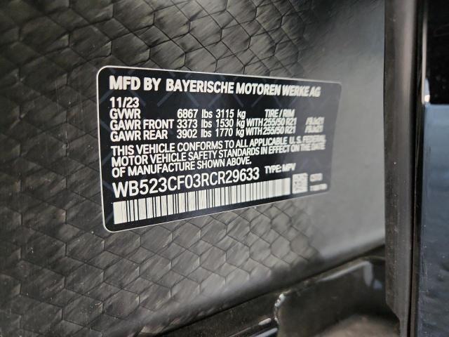 2024 BMW IX XDRIVE5 - WB523CF03RCR29633