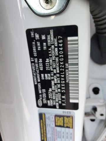 2019 KIA OPTIMA SXL 5XXGV4L22KG304467