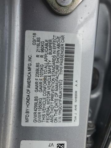 2018 HONDA ACCORD EX 1HGCV1F49JA127972