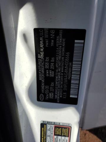2021 HYUNDAI ELANTRA SEL 5NPLM4AG8MH008666