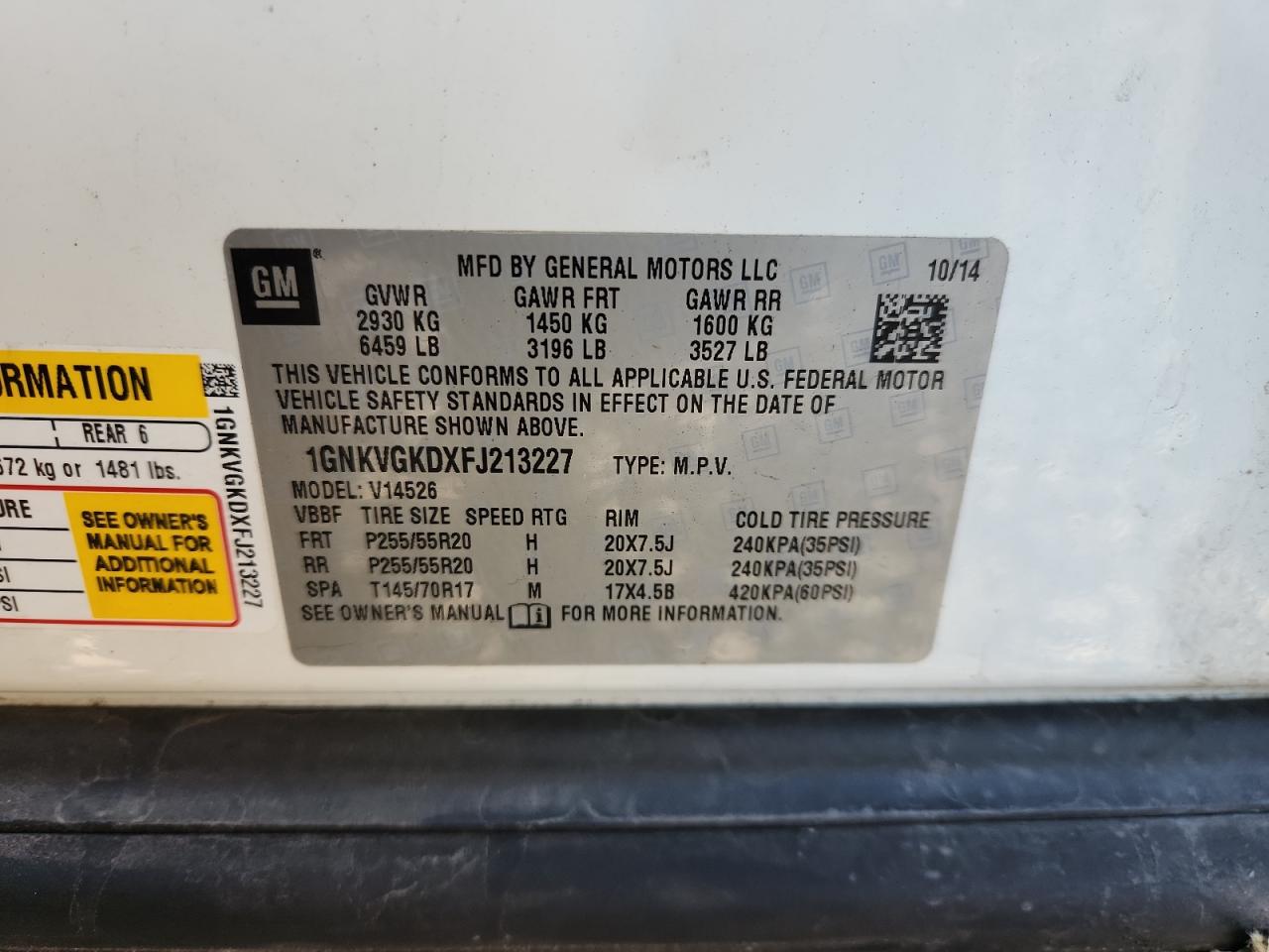 CHEVROLET TRAVERSE LT