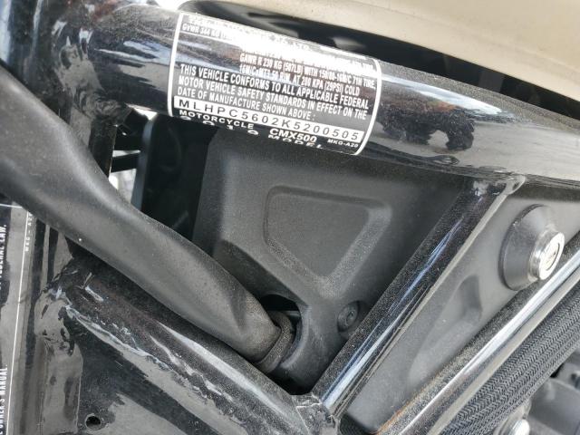 2019 HONDA CMX500 MLHPC5602K5200505