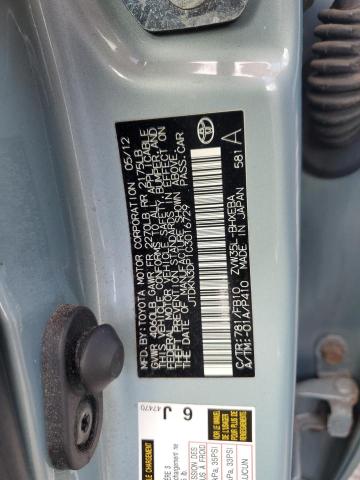 2012 TOYOTA PRIUS PLUG-IN #3309304615