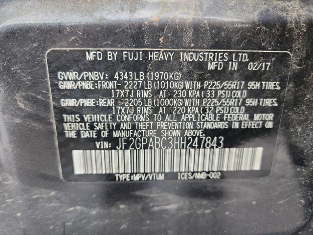 2017 SUBARU CROSSTREK JF2GPABC3HH247843