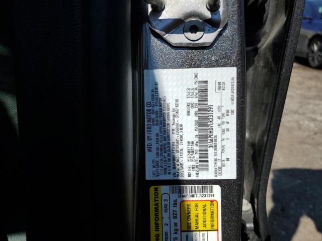2020 FORD FUSION SE 3FA6P0HD7LR231291