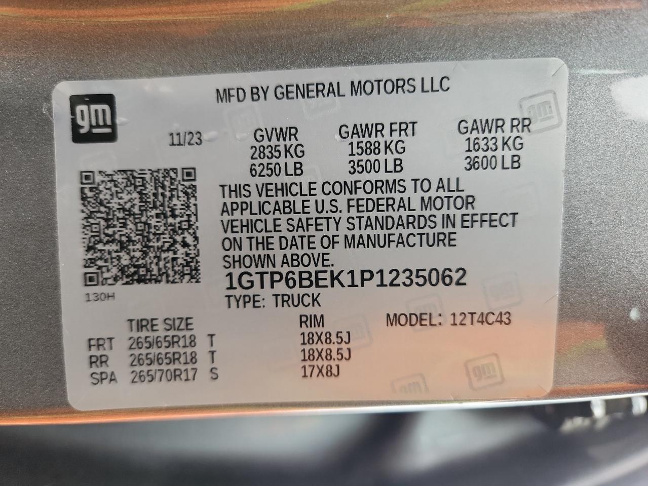 GMC CANYON ELEVATION