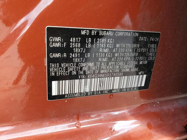 2024 SUBARU CROSSTREK - 4S4GUHN65R3790580