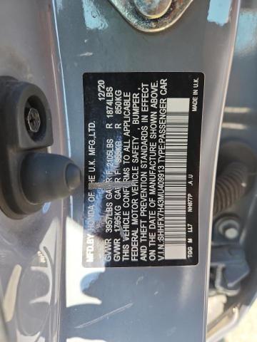 2021 HONDA CIVIC SPOR - SHHFK7H43MU409913
