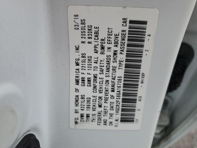 2016 HONDA ACCORD SPO 1HGCR2F56GA167065