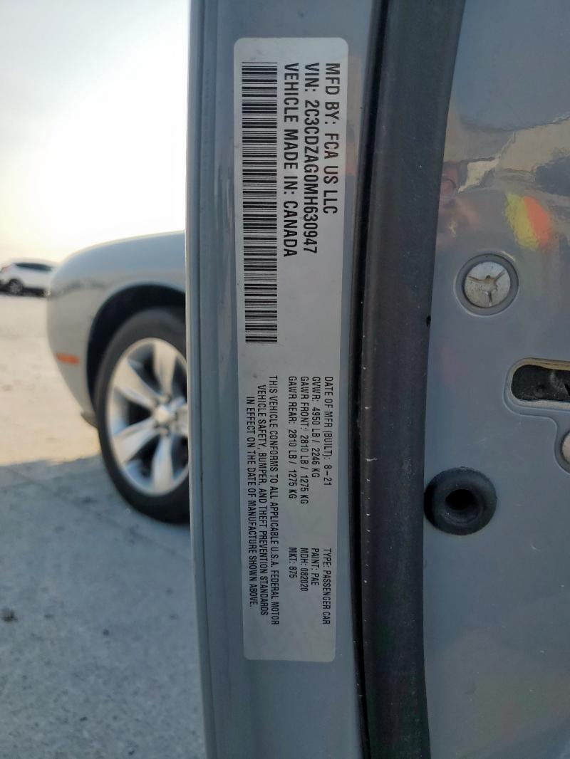 2021 DODGE CHALLENGER #3276420684