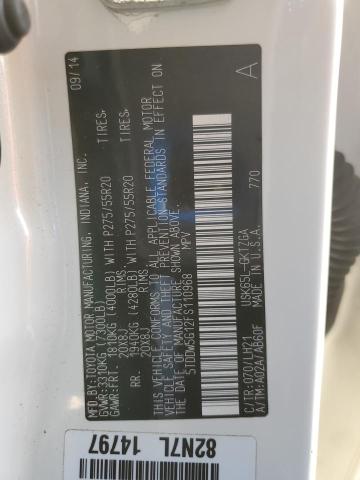 2015 TOYOTA SEQUOIA PL 5TDDW5G12FS110968