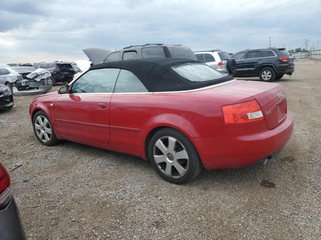 AUDI A4 QUATTRO 2005 red  gas WAUDT48H65K012396 photo #3