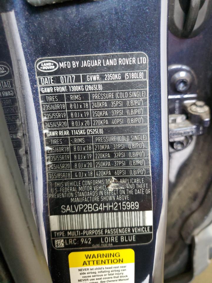 LAND ROVER RANGE ROVER SE