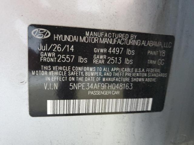 2015 HYUNDAI SONATA SPO - 5NPE34AF9FH048163