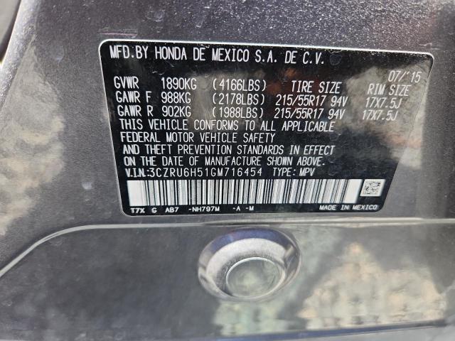 2016 HONDA HR-V EX 3CZRU6H51GM716454