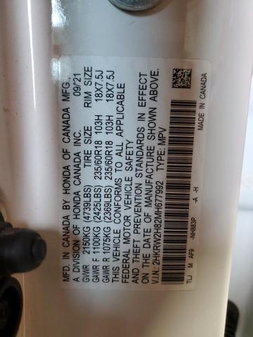 2021 HONDA CR-V EXL - 2HKRW2H82MH677992