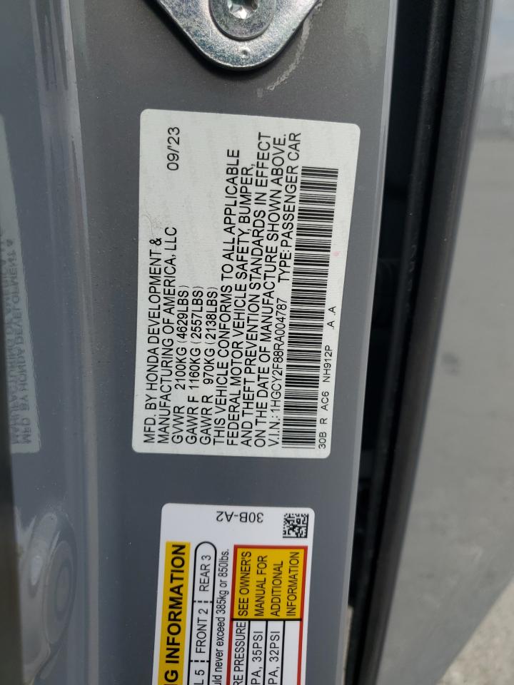 HONDA ACCORD TOURING HYBRID