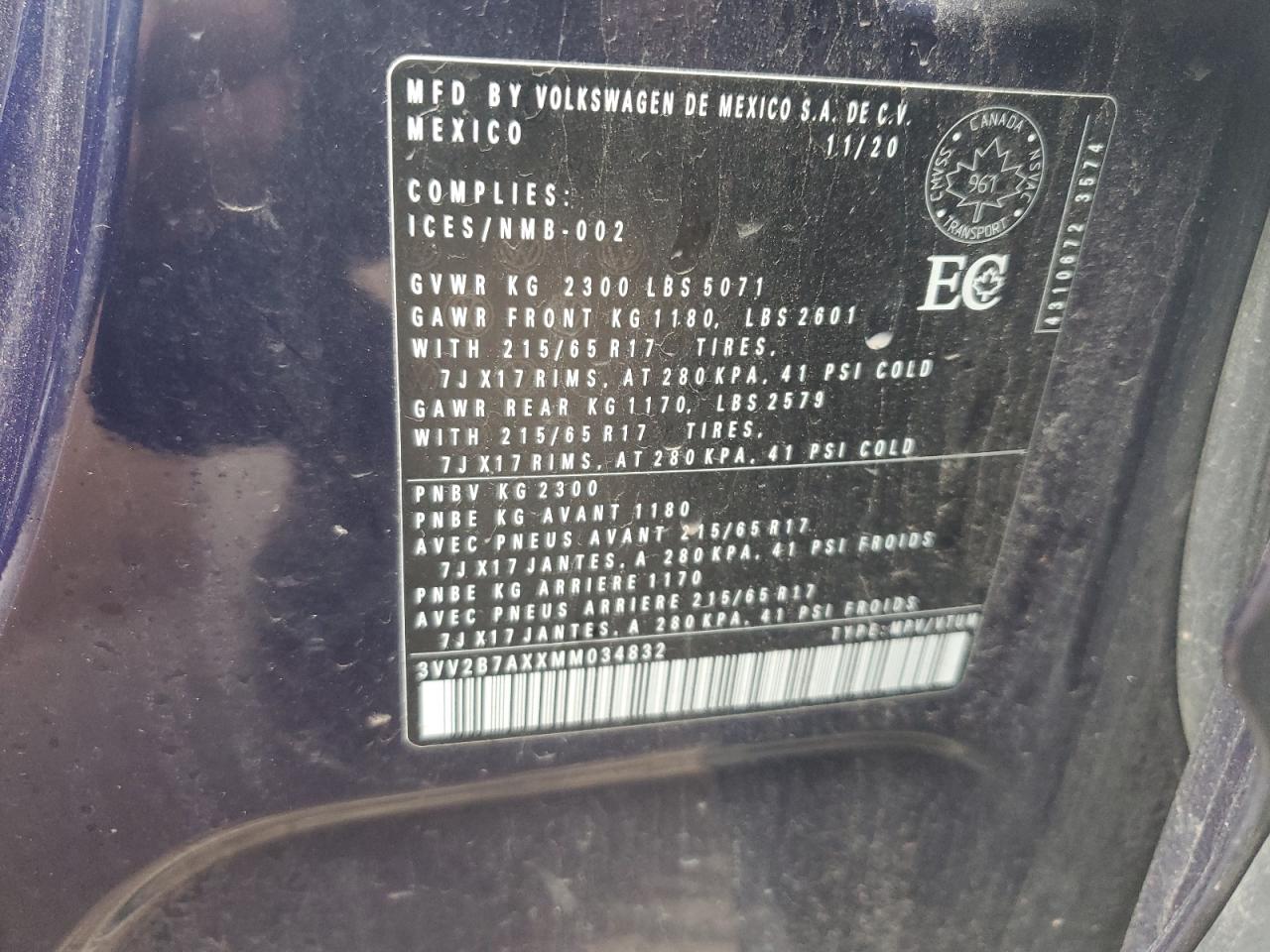 VOLKSWAGEN TIGUAN SE