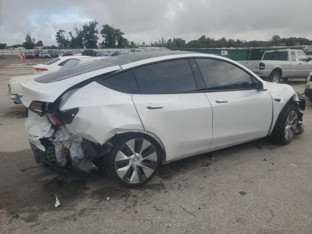 TESL MODEL Y 2021 white  electric 5YJYGDED3MF123400 photo #4
