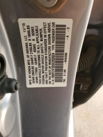 2016 HONDA CIVIC EX 19XFC1F32GE202624