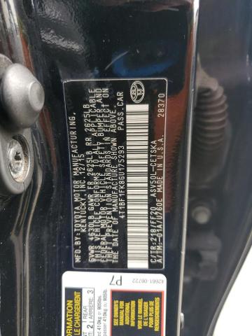 2016 TOYOTA CAMRY LE 4T1BF1FK8GU175293