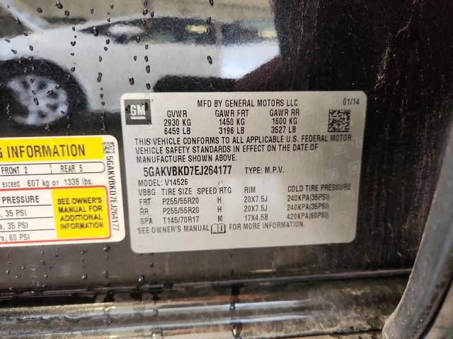 2014 BUICK ENCLAVE - 5GAKVBKD7EJ264177