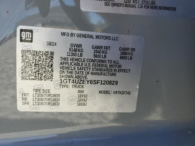 2025 GMC SIERRA K2500 AT4X 1GT4UZEY6SF120829