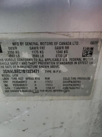 2011 CHEVROLET EQUINOX LS - 2GNALBEC7B1323471