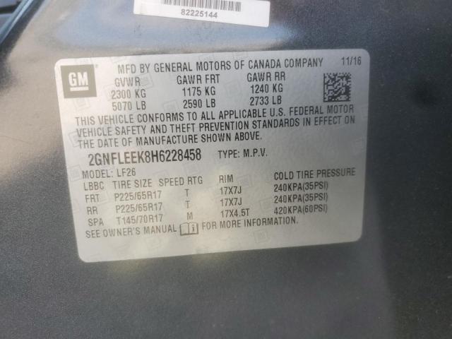 2017 CHEVROLET EQUINOX LS 2GNFLEEK8H6228458