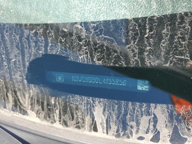 2020 CHEVROLET SONIC LT 1G1JD5SB0L4133836