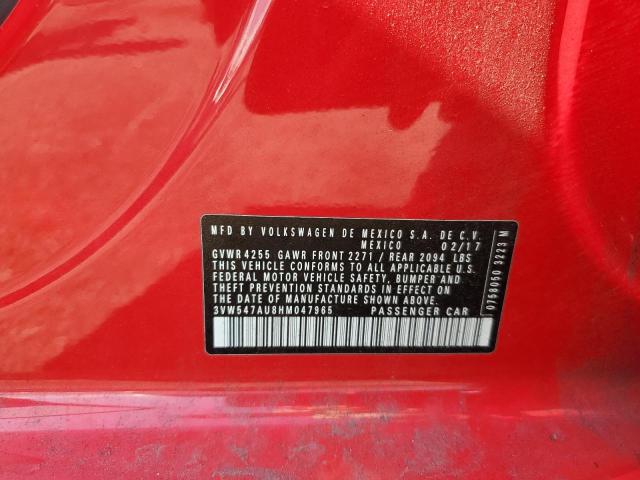 2017 VOLKSWAGEN GTI SPORT 3VW547AU8HM047965