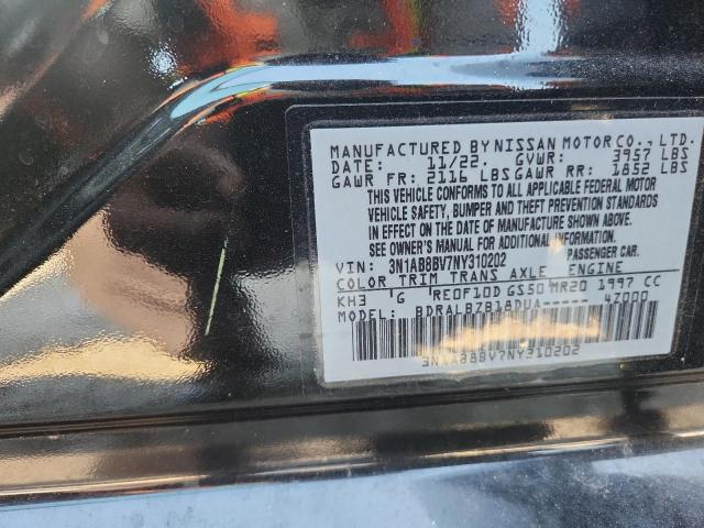 2022 NISSAN SENTRA S 3N1AB8BV7NY310202