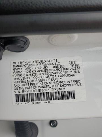 2022 HONDA PASSPORT E #3240105496
