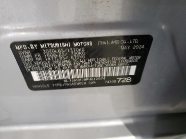 2024 MITSUBISHI MIRAGE ES ML32AUHJ8RH012974