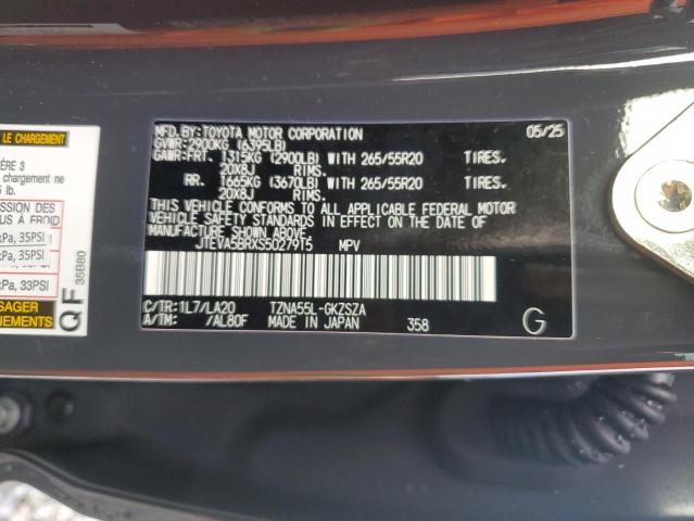 2025 TOYOTA 4RUNNER SR - JTEVA5BRXS5027915