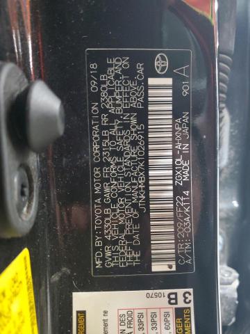 2019 TOYOTA C-HR XLE - JTNKHMBX7K1026915