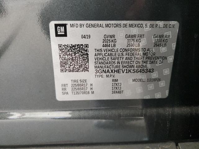 2019 CHEVROLET EQUINOX LS #3282617075