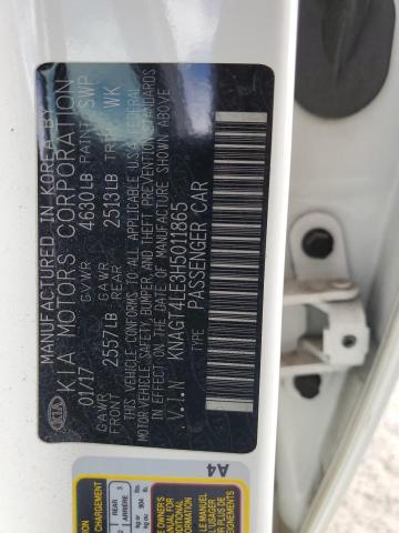 2017 KIA OPTIMA HYB KNAGT4LE3H5011865