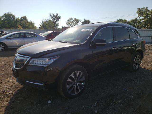 ACUR MDX TECHNOLOGY 2014 black 4dr spor gas 5FRYD4H44EB002055 photo #1