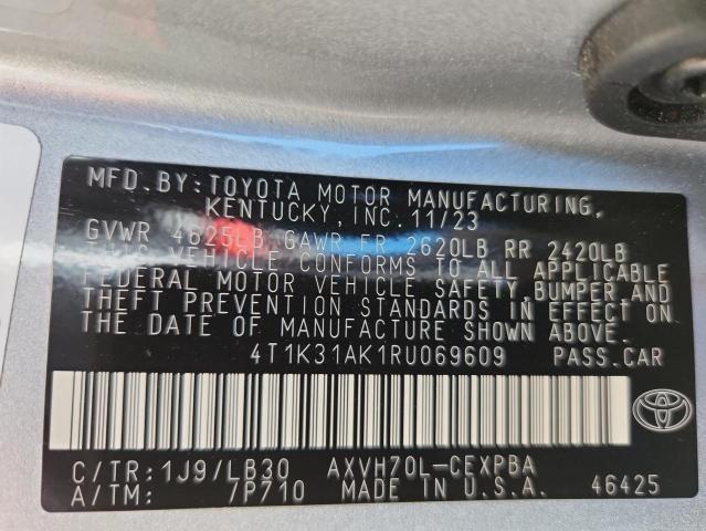 2024 TOYOTA CAMRY XSE - 4T1K31AK1RU069609