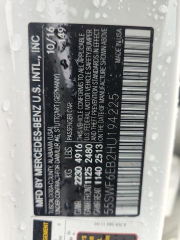 2017 MERCEDES-BENZ C 43 4MATI 55SWF6EB2HU194225