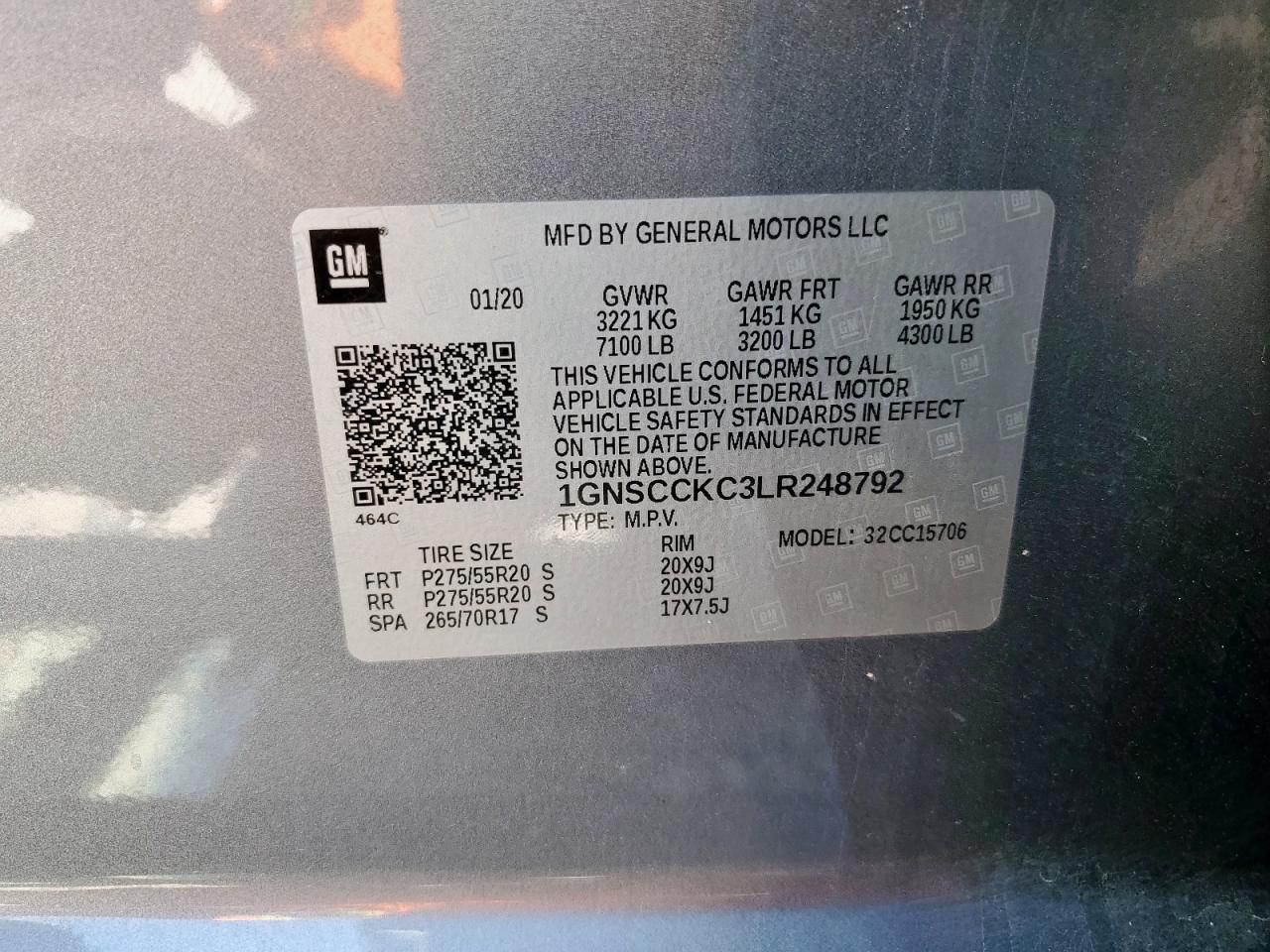 CHEVROLET TAHOE C1500 PREMIER