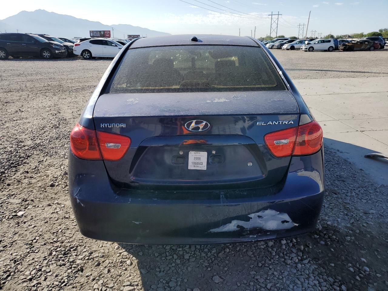Lot #3309773842 2008 HYUNDAI ELANTRA GL